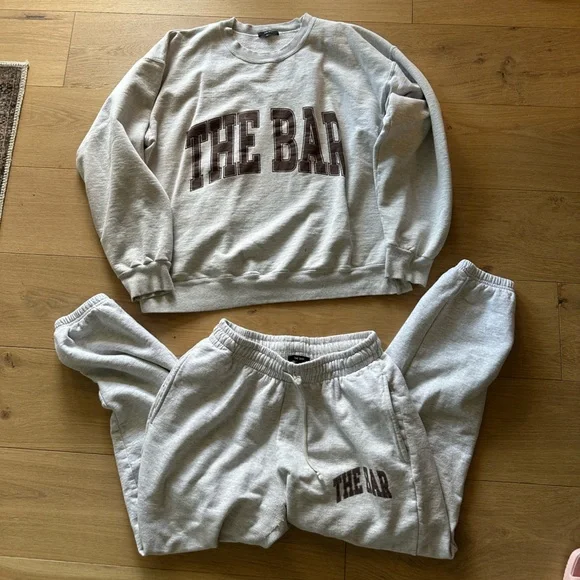 The Bar Varsity Sweat Set- sweatshirt & joggers - Picture 1 of 4